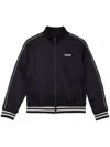 Purple Brand Striped-edge Lightweight Jacket In Black