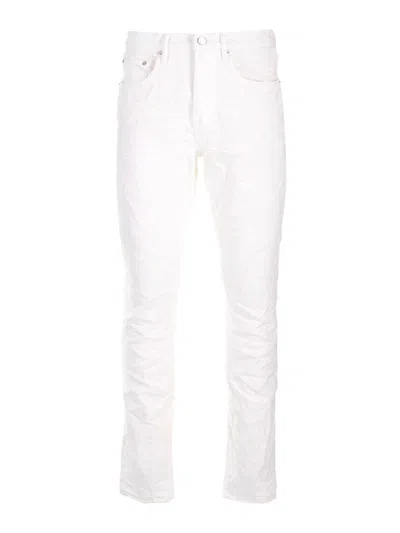 Purple Brand Supernova Straight Jeans In White