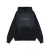 Purple Brand Logo-embellishment Hoodie In Black