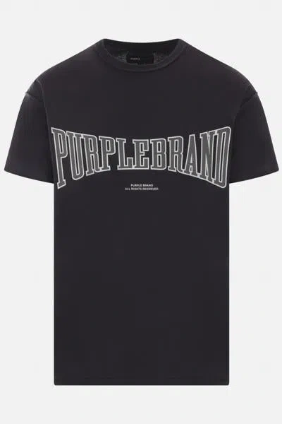 Purple Brand T-shirts And Polos In Black