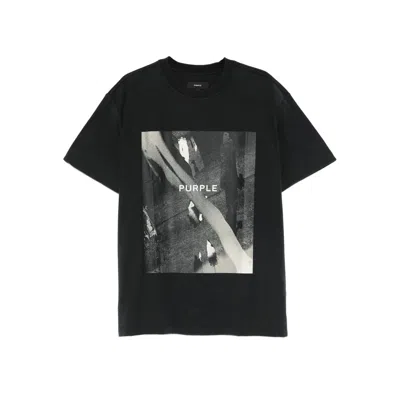 PURPLE BRAND T SHIRTS BLACK