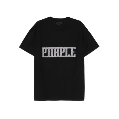PURPLE BRAND T SHIRTS BLACK