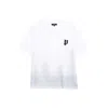 Purple Brand Oversized Graphic Mercerized Cotton T-shirt In White