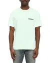Purple Brand Textured Graphic Tee In Green