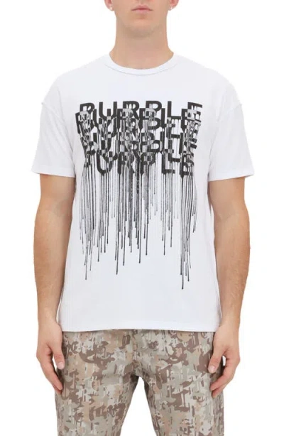 Purple Brand Textured Inside Out Graphic T-shirt In White