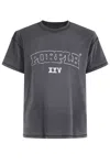 Purple Brand Textured Inside Out Tee In Gray