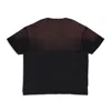 Purple Brand Textured Jersey Inside Out Tee Black T-shirts In Black