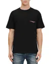 Purple Brand Textured Logo Tee In Black