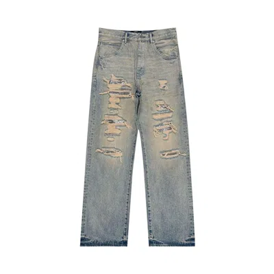 Pre-owned Purple Brand Tinted Sequin Repair 'light Indigo' | Blue | Men's Size 36