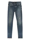 Purple Brand Torn Jeans In Blue