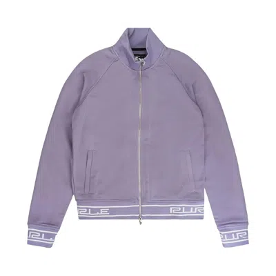 Pre-owned Purple Brand Track Jacket 'lavender Grey' | Men's Size Xs