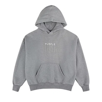 Pre-owned Purple Brand Trademark Hoodie 'grey' | Men's Size Xl In Gray