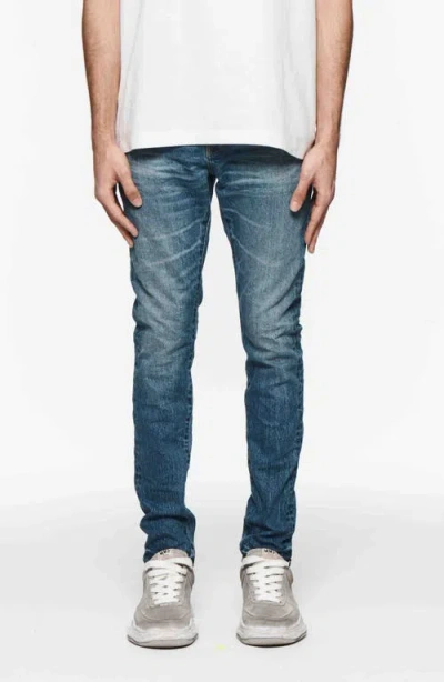 Purple Brand Vaquero Skinny Jeans In Mid Indigo