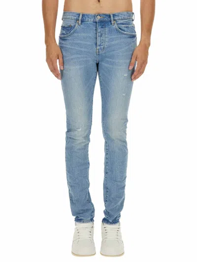 Purple Brand Vintage Abrasions Jeans 32 In Blue