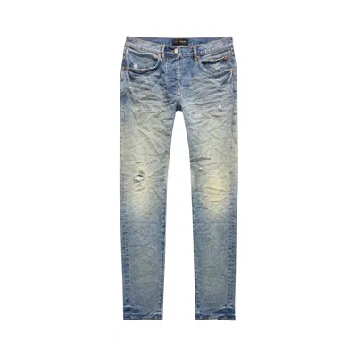 Pre-owned Purple Brand Vintage Back Pocket Blowout Skinny Jeans 'light Indigo' | Blue | Men's Size 33