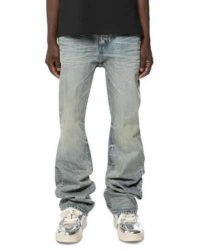 Purple Brand Vintage Green Cast Bootcut Fit Cotton 34 Jeans In Medium Indigo In Blue