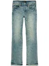 Purple Brand Light Blue Jeans With Belt Loops And Logo Patch On The Rear In Lt Indigo