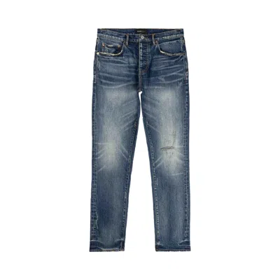 Pre-owned Purple Brand Vintage Scratch Jeans 'mid Indigo' In Blue
