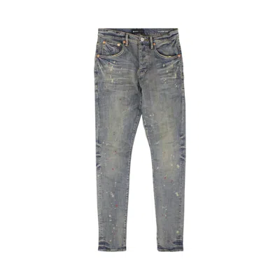 Pre-owned Purple Brand Vintage Spotted Coated Jeans 'indigo' | Blue | Men's Size 31