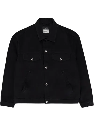 PURPLE BRAND WASHED "BLACK" DENIM JACKET