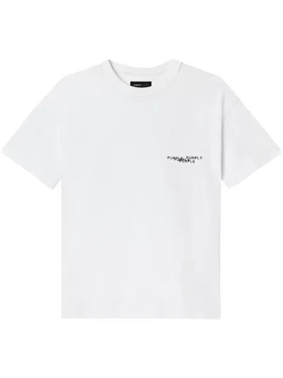 Purple Brand Wavelength T-shirt In White