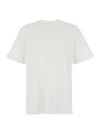 Purple Brand White Crewneck T-shirt With Dropped Shoulders In Cotton Man In White