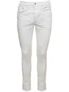 Purple Brand P001 Low-rise Skinny Jeans In White