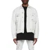 Purple Brand White X-ray Iridescent Bomber Jacket In Wave Foil