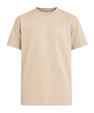 Purple Brand Wordmark Dupe T-shirt In Neutral