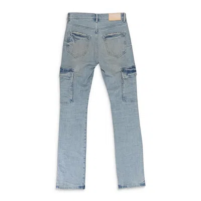 Purple Brand Worn Light Cargo Indigo Skinny Jeans In Blue