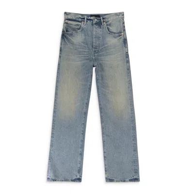 Purple Brand Worn Light Clean Indigo Skinny Jeans In Blue