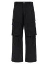 Purple Brand Wide-leg Cargo Pants In Black