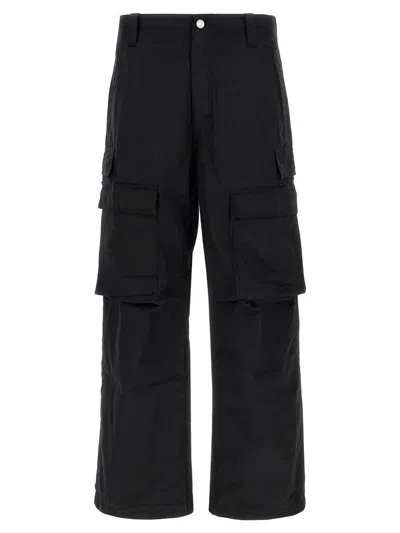 Purple Brand 'woven Cargo' Pants In Black