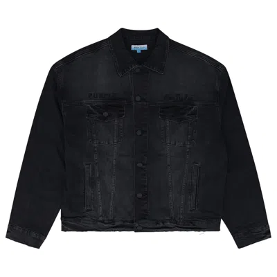 Pre-owned Purple Brand X Blue Sky Jacket 'black' | Men's Size Xs