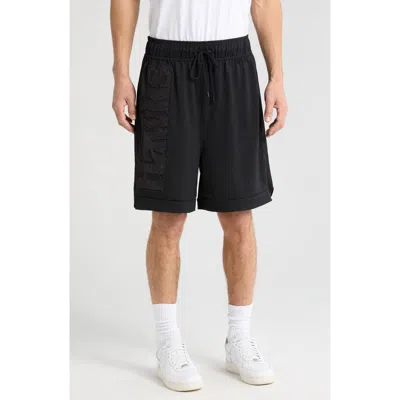 Purple Brand X Nba Atlanta Hawks Mesh Basketball Shorts In Black
