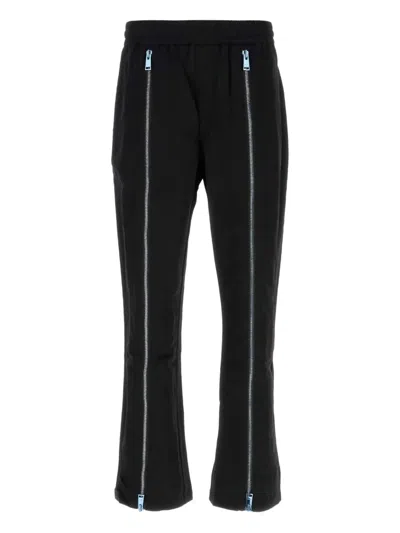 Purple Brand Zip-detail Track Pants In Black