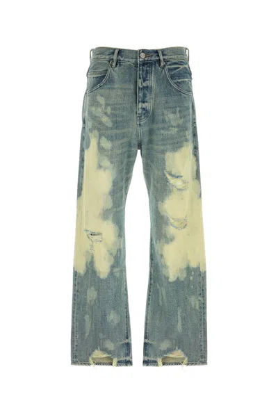 Purple Denim Denim Jeans In Blue