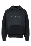 Purple Denim Hwt Fleece Po Hoody P401hbss125 Black In Brown