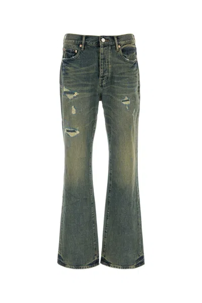Purple Denim Midindigo Jeans In Blue