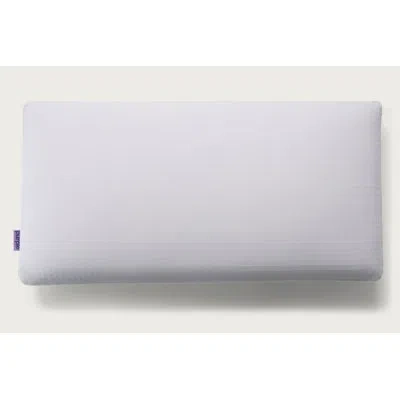 Purple Dreamlayer Pillow In White
