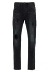 Purple 'dropped Fit' Jeans In Black