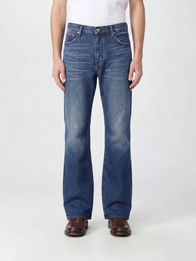 Purple Jeans Men Color Blue