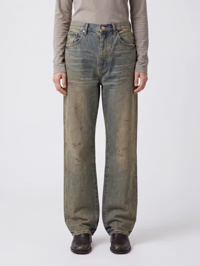 Purple Jeans Men Color Blue