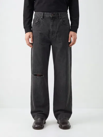 Purple Jeans Men Color Brown