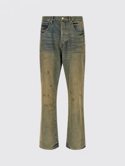 Purple Jeans Men  In Yellow