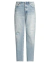 Purple Man Jeans Blue Size 34 Cotton In Blue