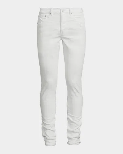 Purple Men & Apos;s Core P001 Classic Stretch Skinny Jeans In White