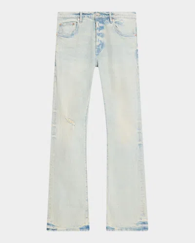 Purple Men & Apos;s P004 Blowout Flare Jeans In Green