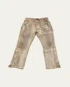 Purple Men's Bentonite Snap Carpenter Pants In Khaki