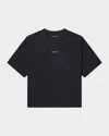 Purple Men's Oversized Jersey T-shirt In Black